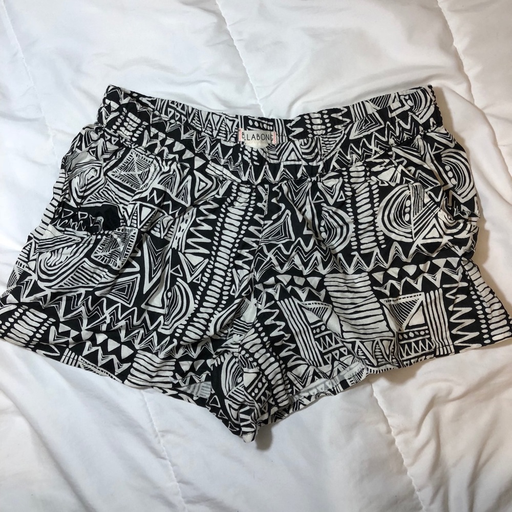 Black and white Billiabong shorts